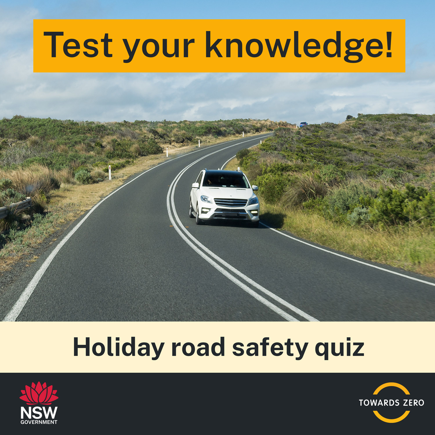 Holiday road safety quiz